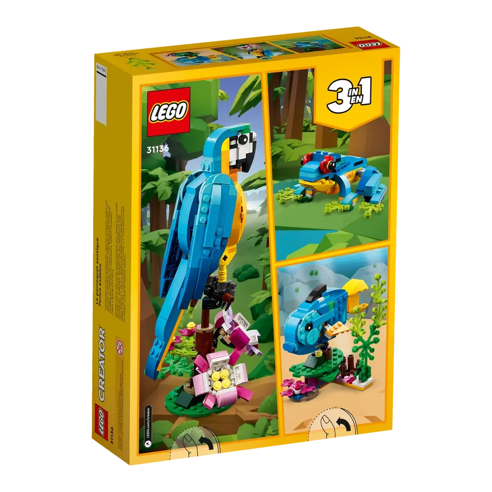 LEGO 31136 Creator Papagaio Exótico