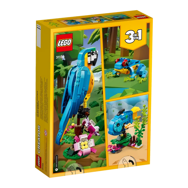 LEGO 31136 Creator Papagaio Exótico