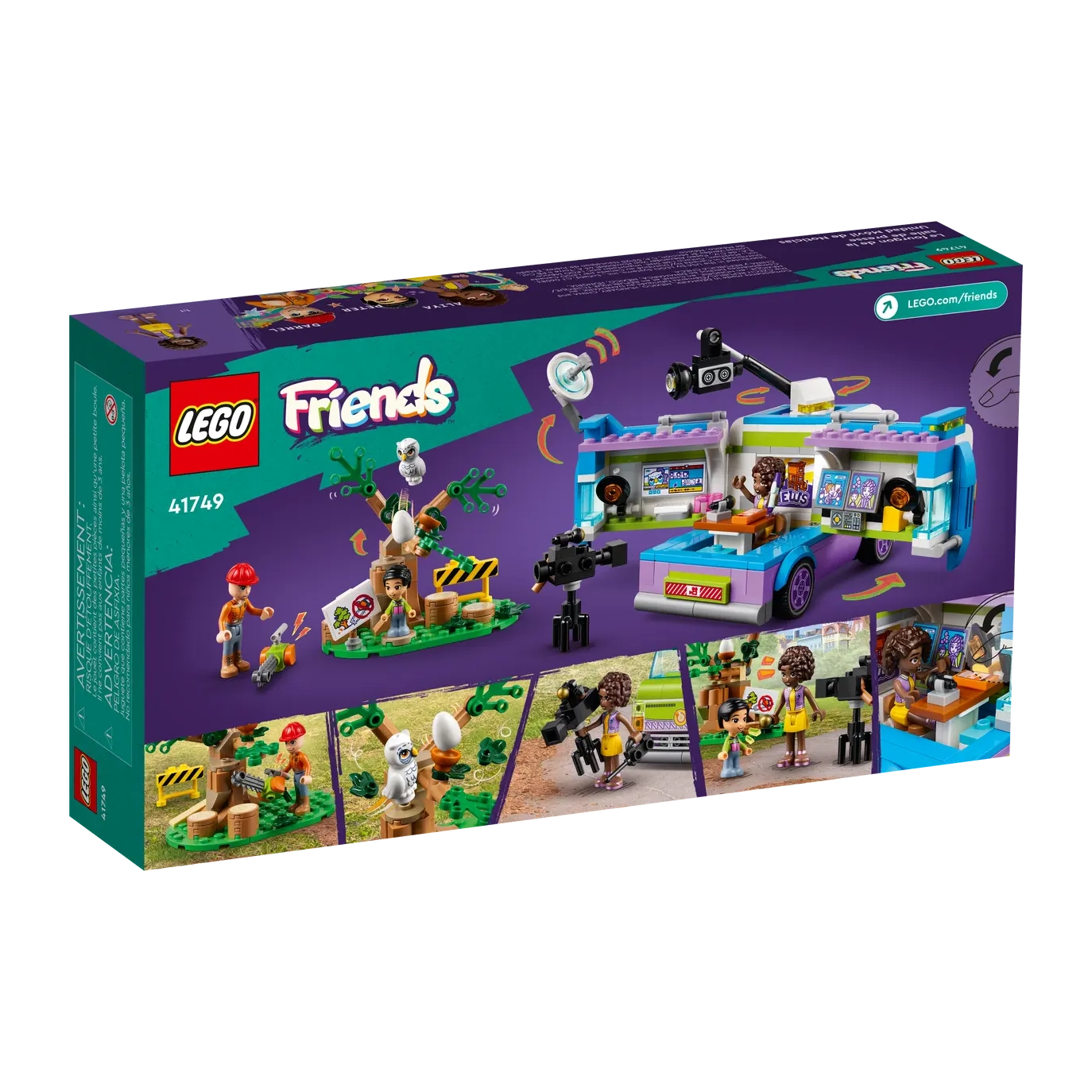 LEGO 41749 Friends Carrinha de Imprensa