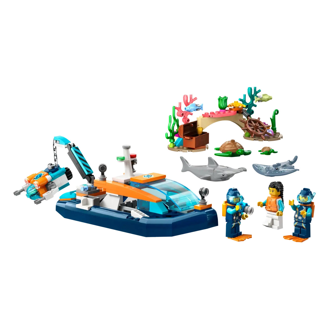 LEGO 60377 Barco de Mergulho Explorador