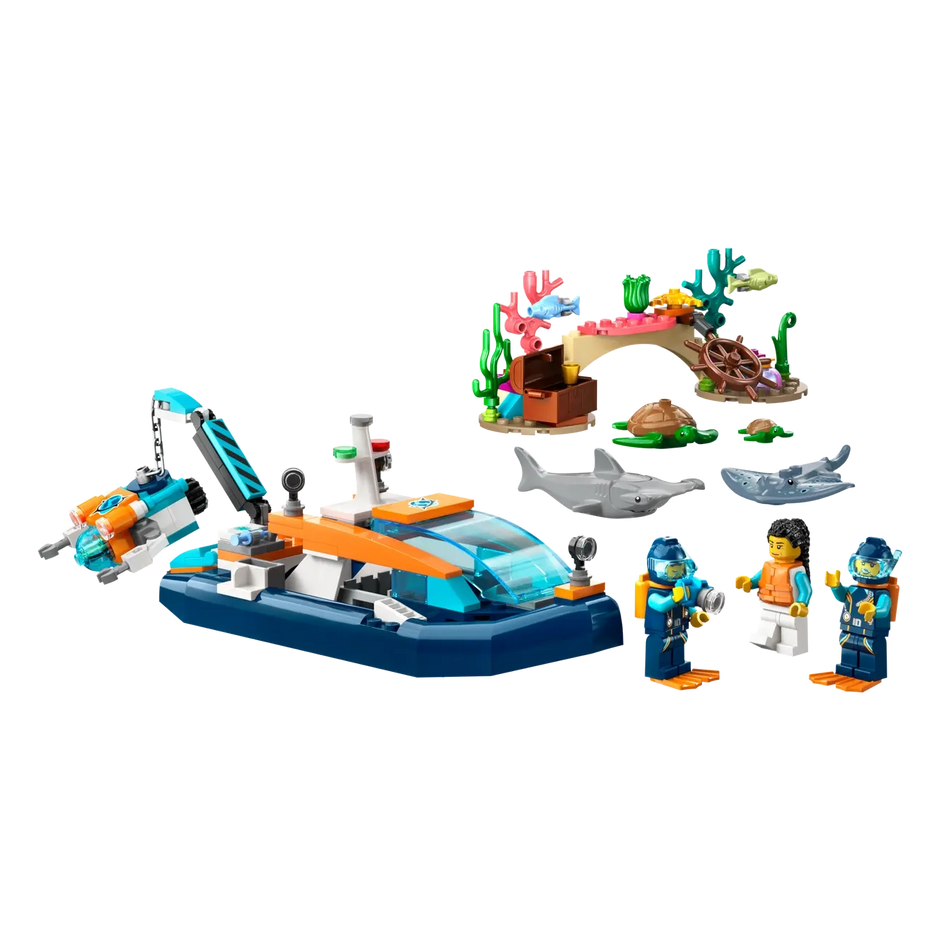 LEGO 60377 Barco de Mergulho Explorador