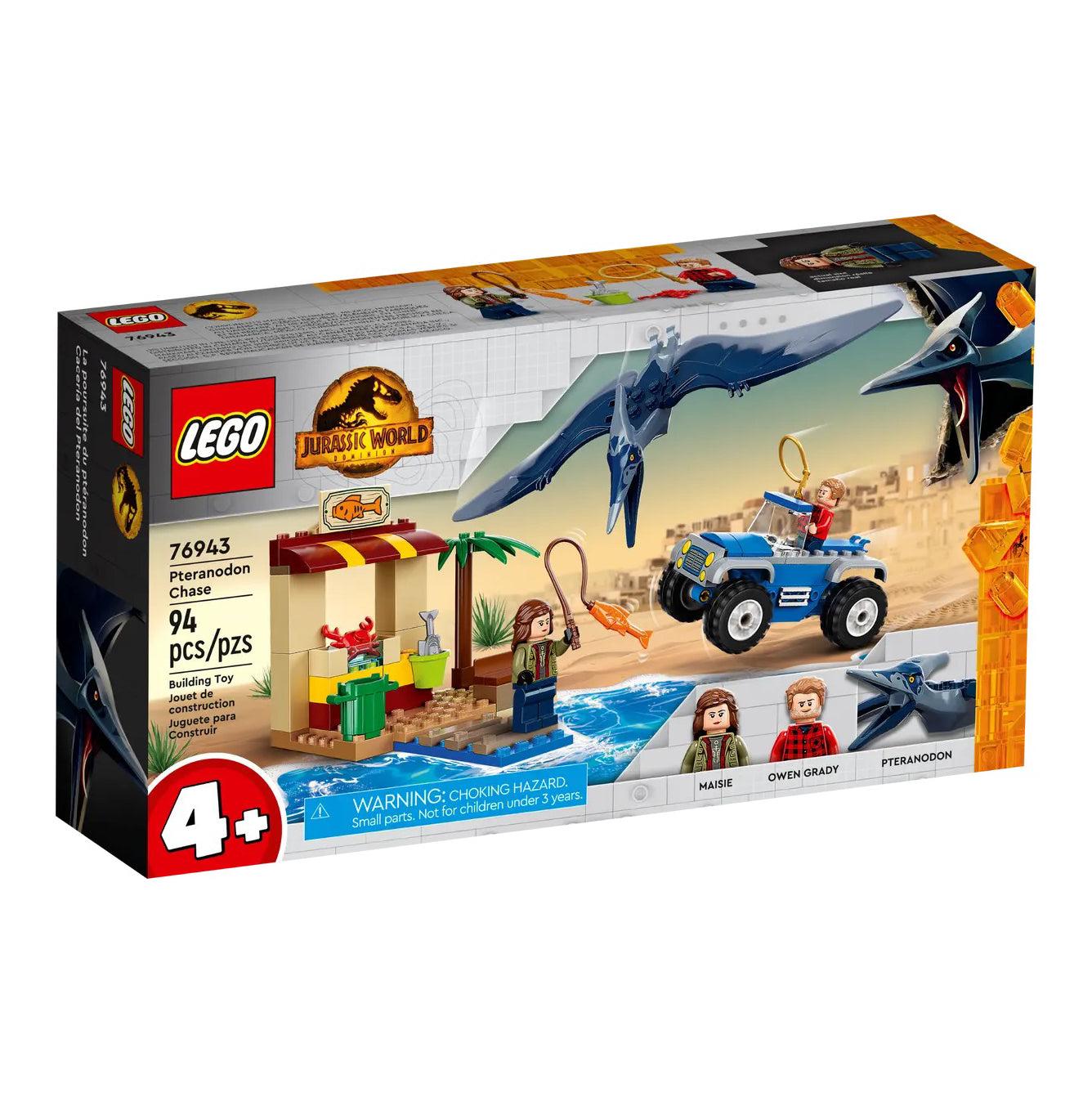 LEGO 76943 Jurassic A Perseguição ao Pteranodonte