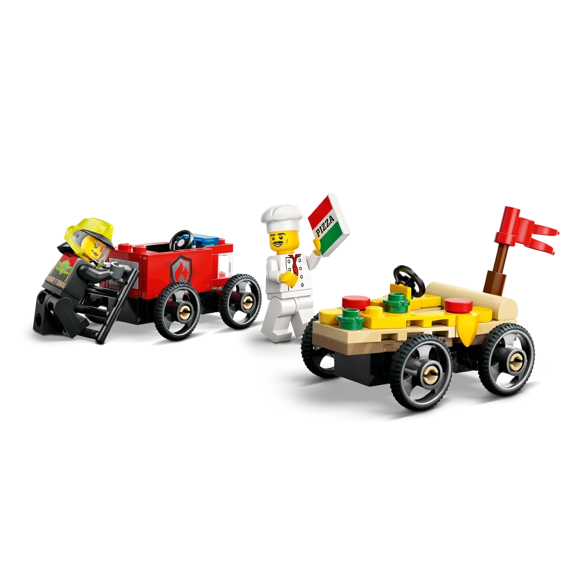 LEGO 60458 City Carro Corrida Pizza vs.