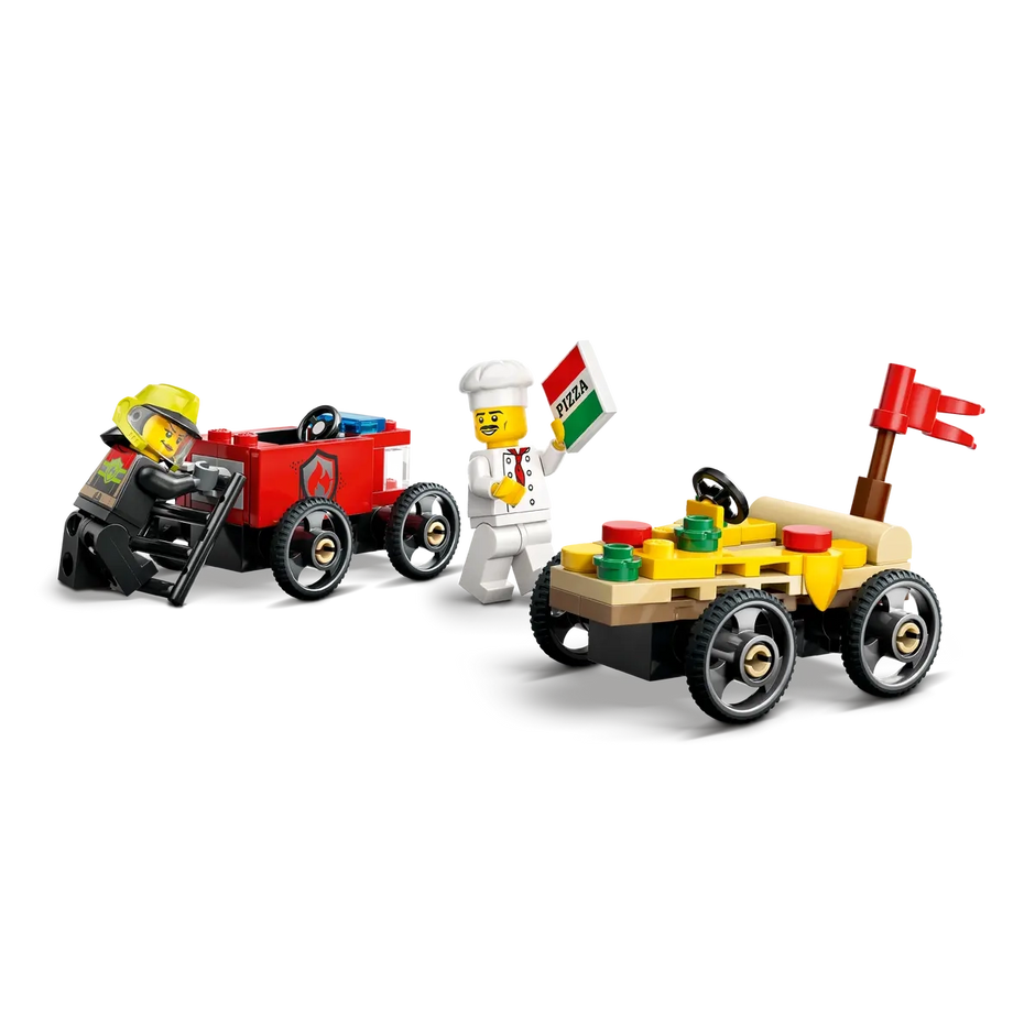 LEGO 60458 City Carro Corrida Pizza vs.