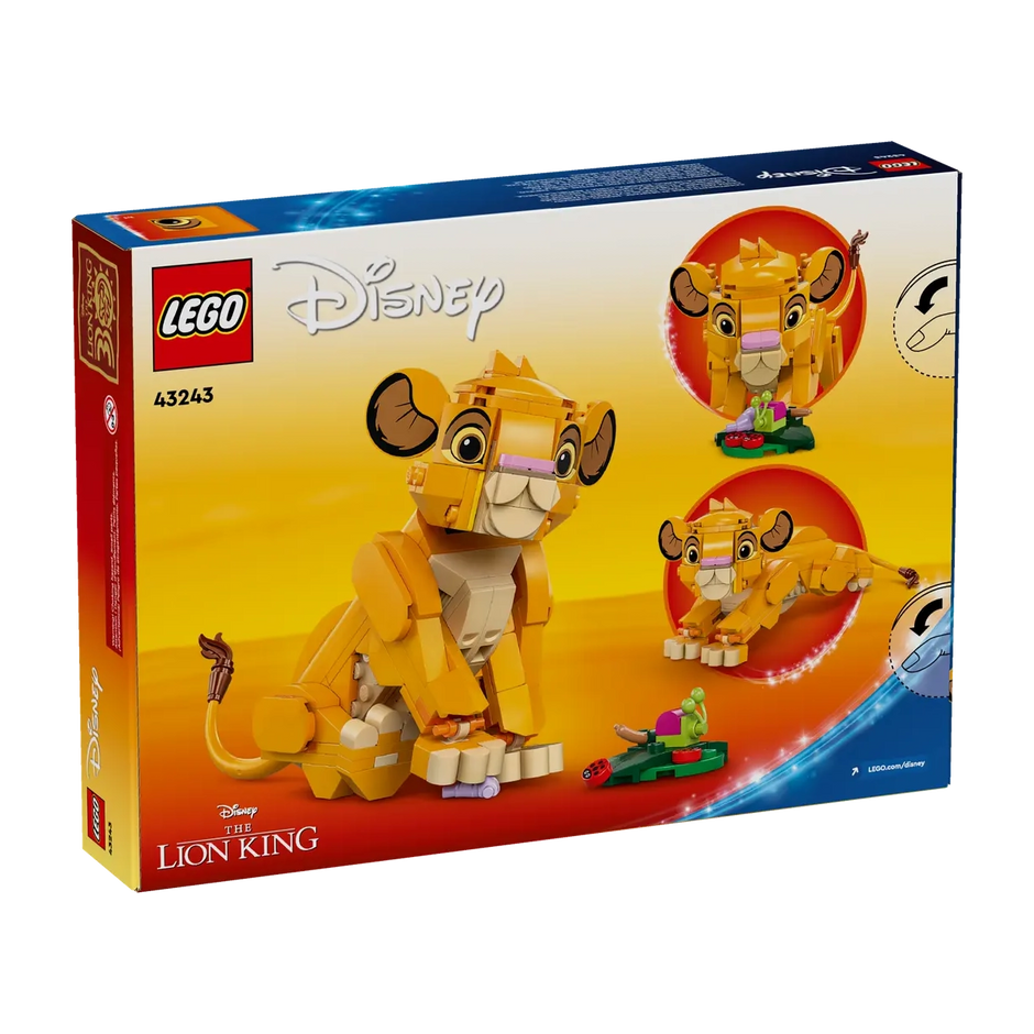 LEGO 43243 Disney Simba, O Rei Leão – Versão Cria