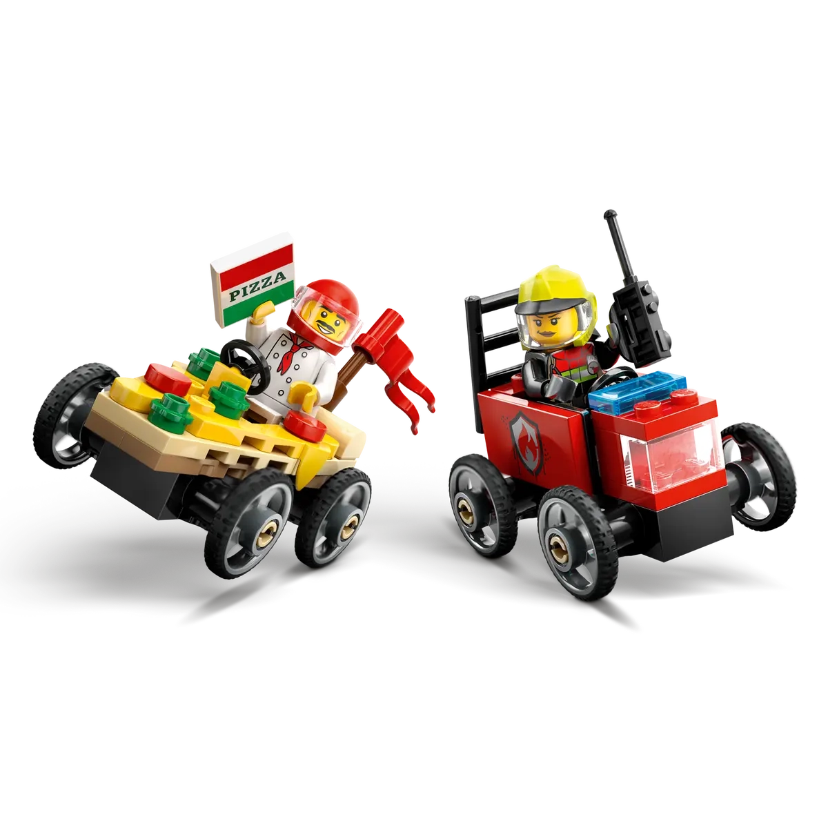 LEGO 60458 City Carro Corrida Pizza vs.