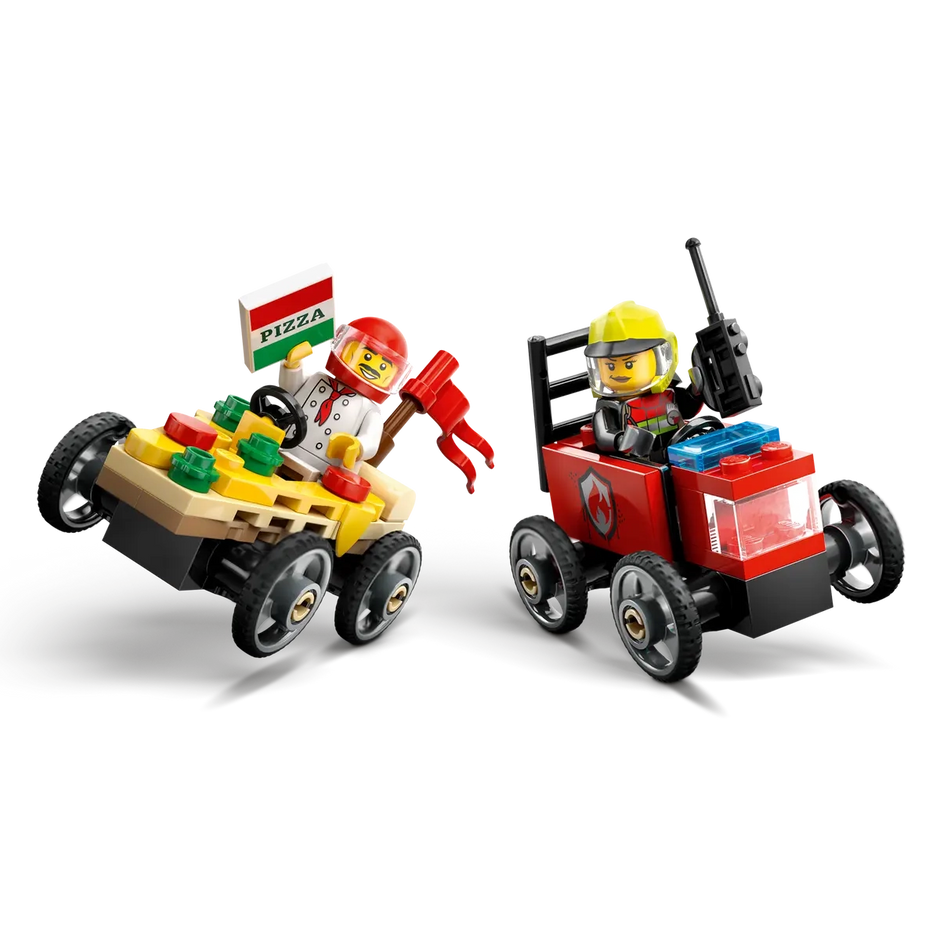 LEGO 60458 City Carro Corrida Pizza vs.