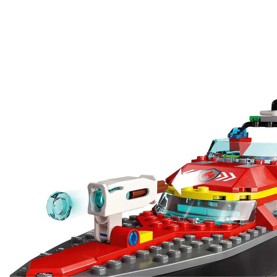 LEGO City 60373 Barco de Resgate dos Bombeiros