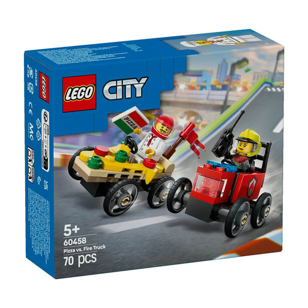 LEGO 60458 City Carro Corrida Pizza vs.