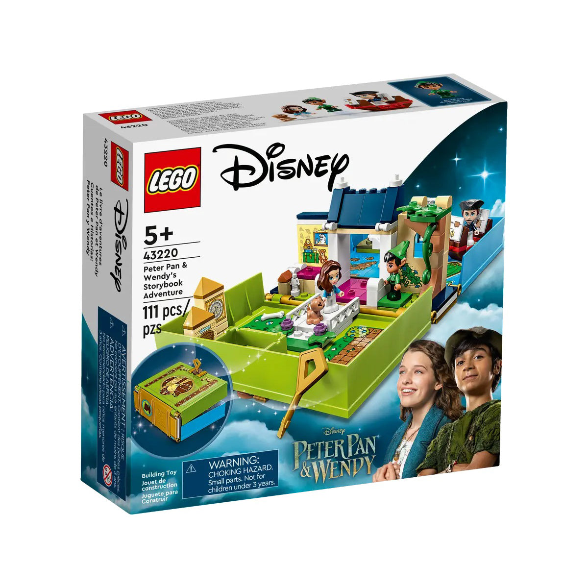 LEGO 43220 Aventura do Livro de Contos do Peter Pan e Wendy