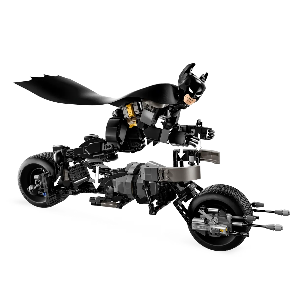 LEGO 76273 Figura de Construção do Batman e Mota Bat-Pod