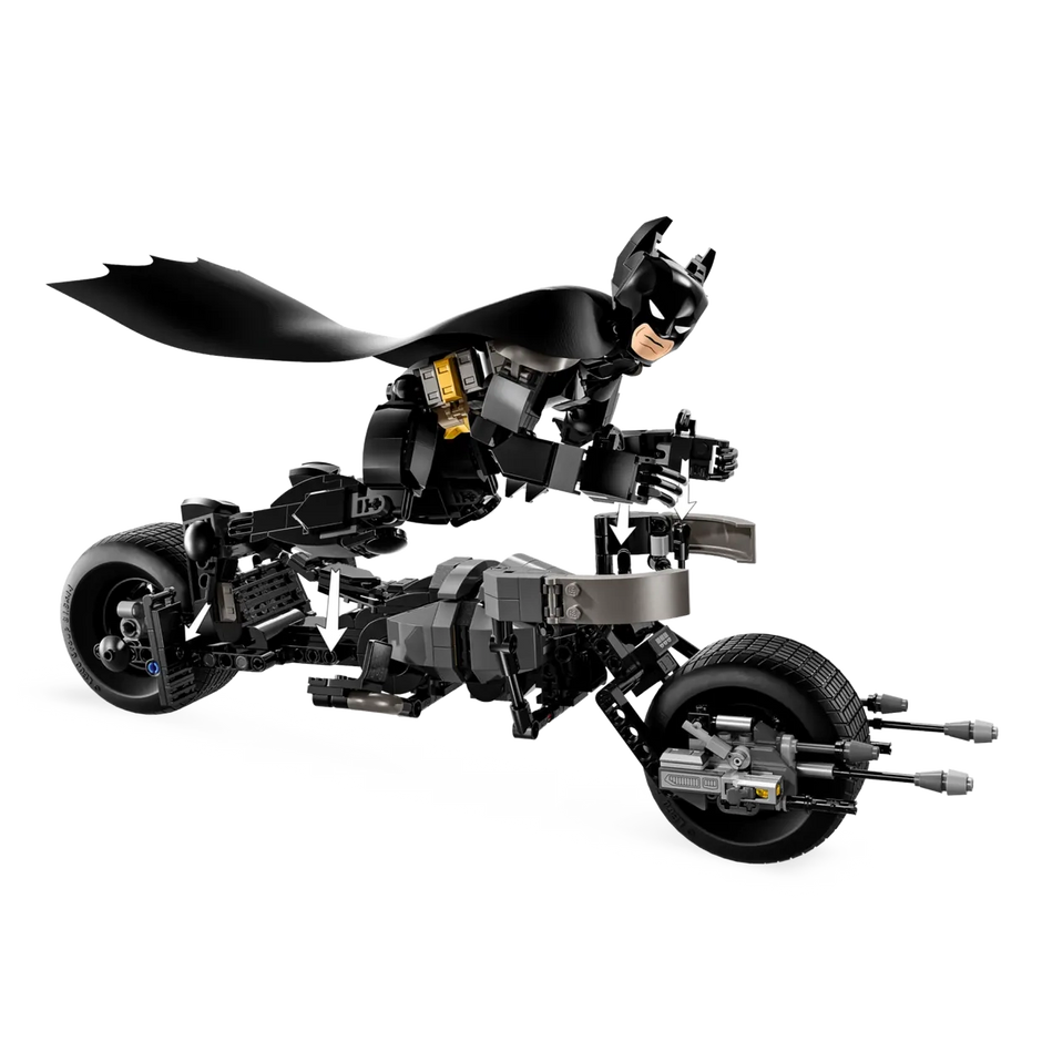 LEGO 76273 Figura de Construção do Batman e Mota Bat-Pod