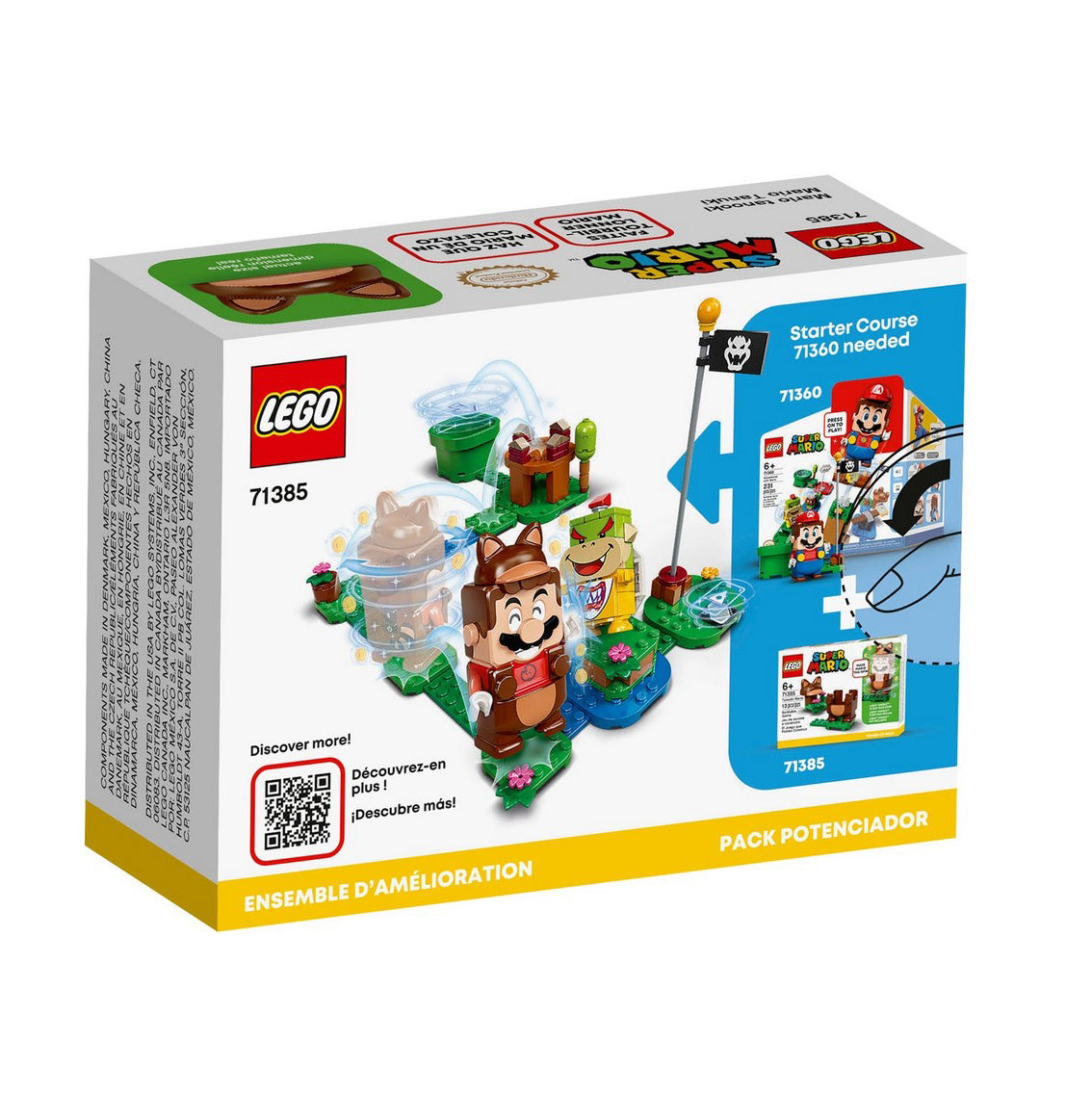 LEGO Super Mario 71385 Pack potenciador: Mario Tanuki