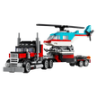 LEGO 31146 Creator Camião de Plataforma com Helicóptero
