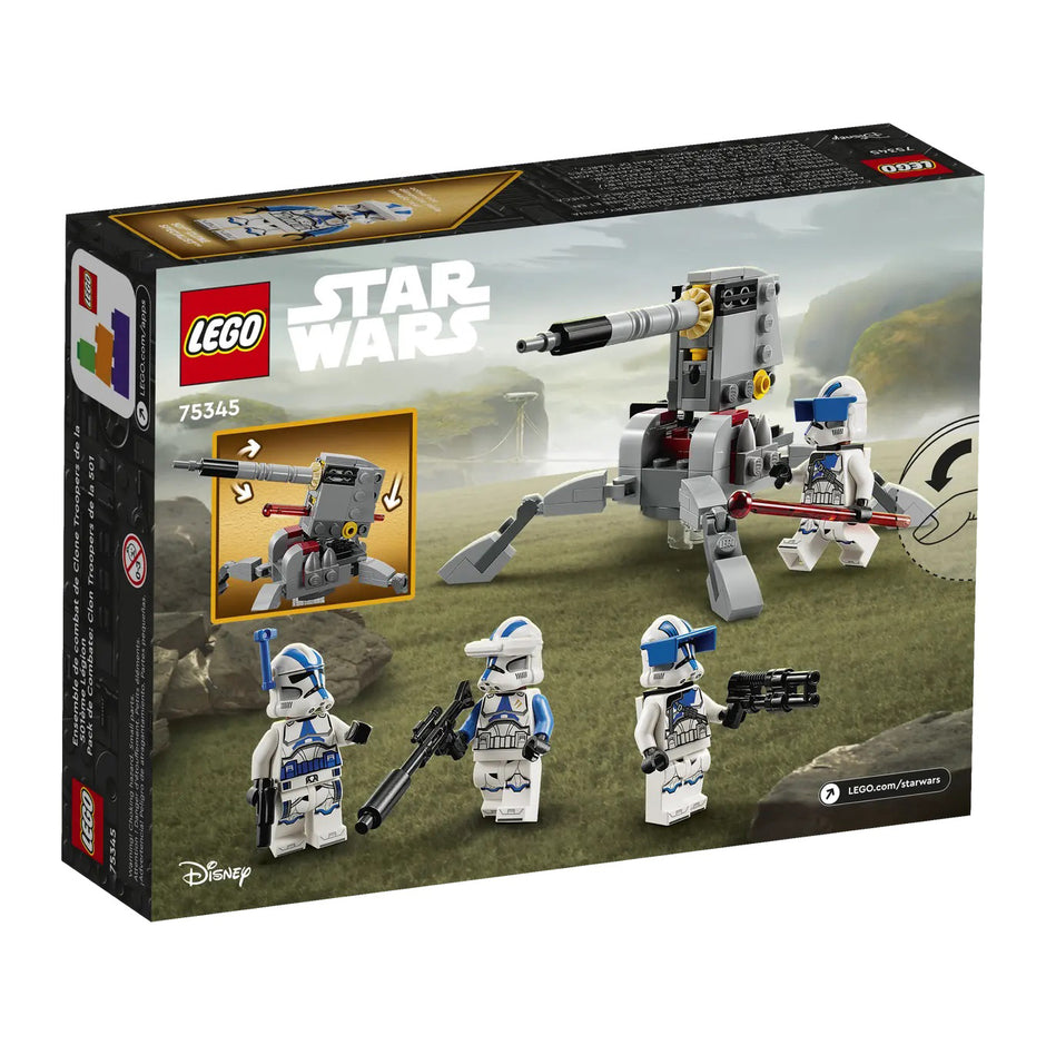 LEGO 75345 Star Wars Pack de Combate Clone Troopers da 501ª