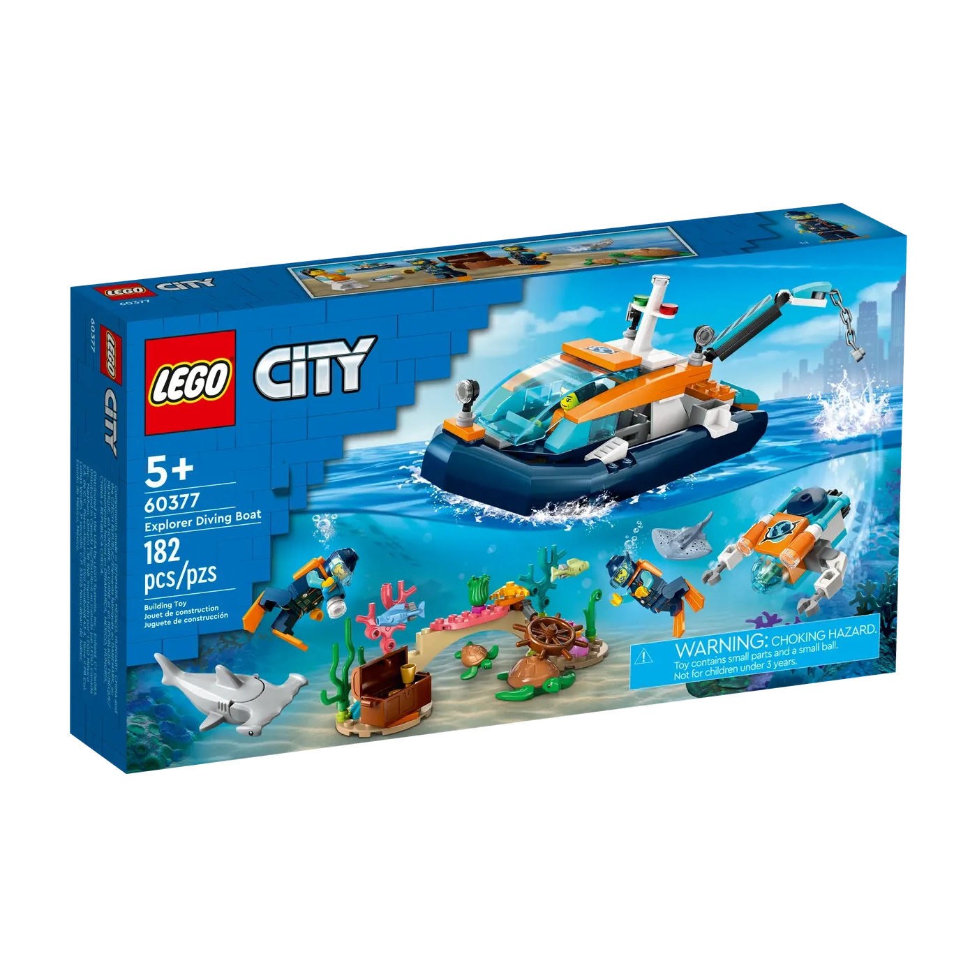 LEGO 60377 Barco de Mergulho Explorador