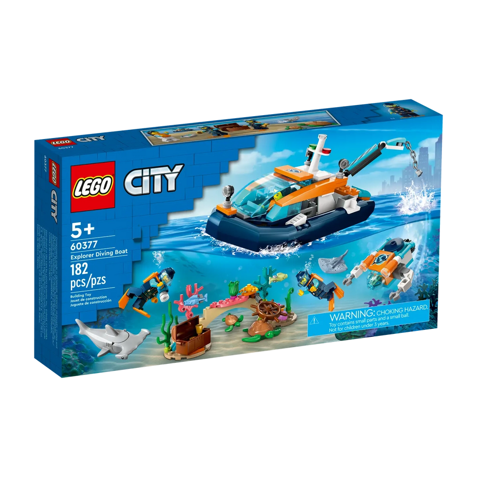 LEGO 60377 Barco de Mergulho Explorador