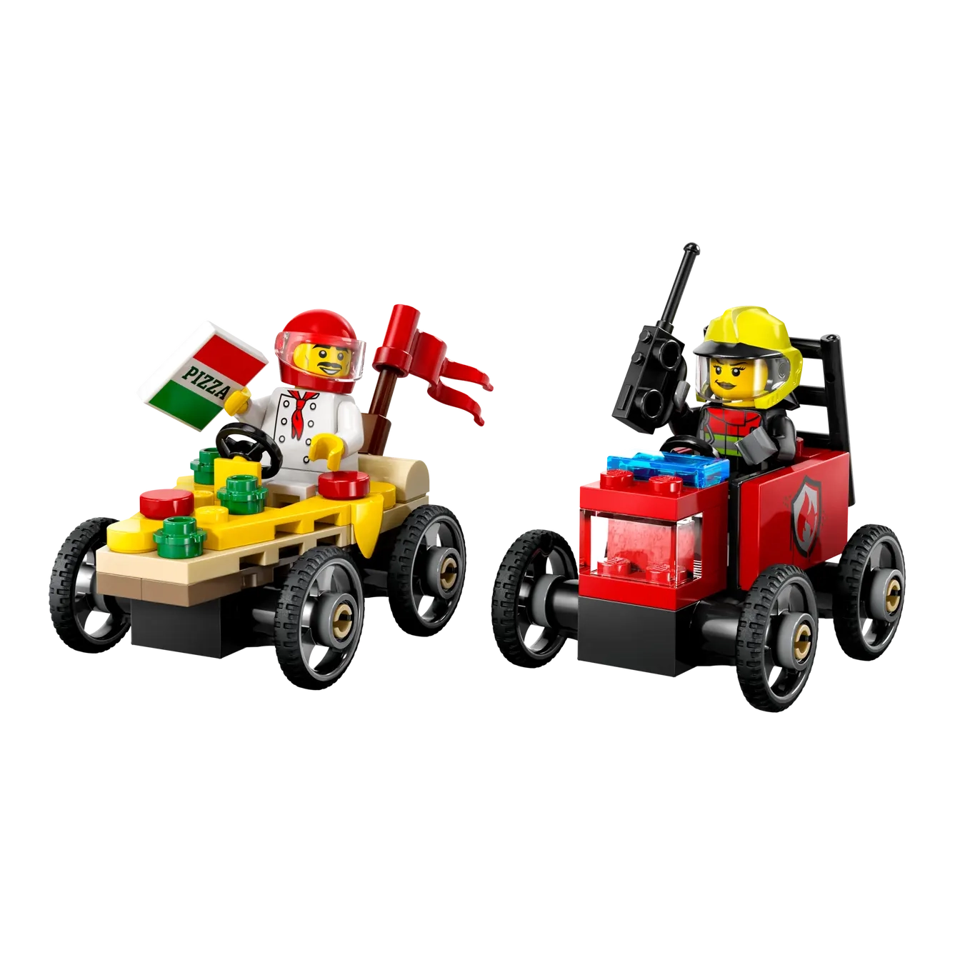 LEGO 60458 City Carro Corrida Pizza vs.