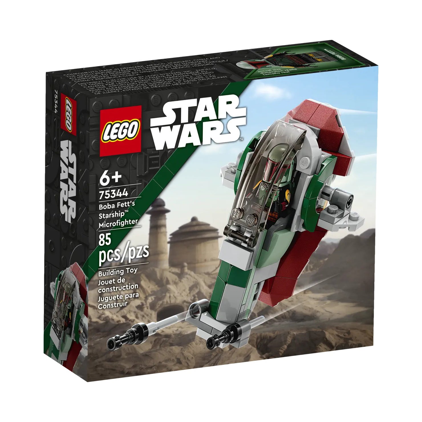 LEGO 75344 Star Wars Microfighter Starship de Boba Fett