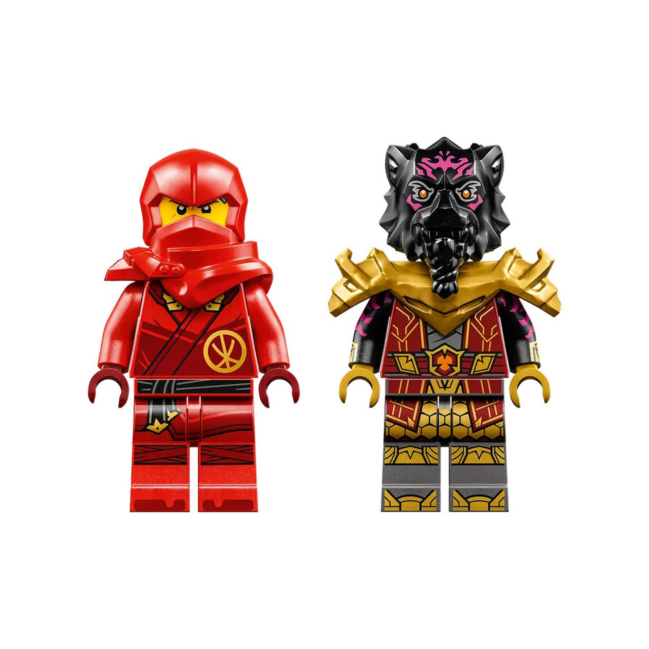 LEGO 71789 Batalha de Carro e de Mota de Kai e Ras