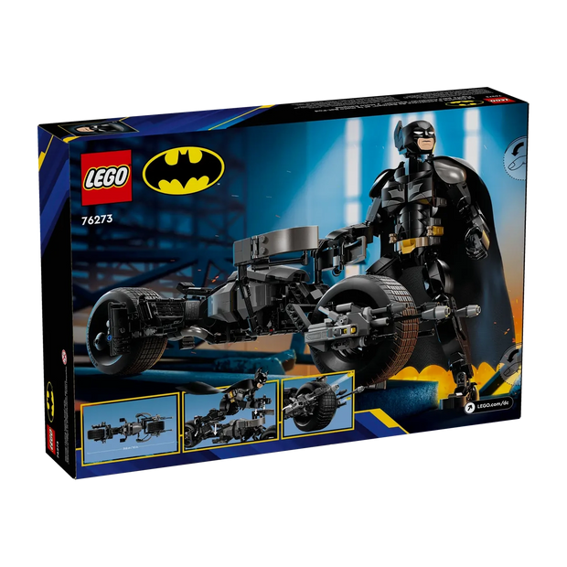 LEGO 76273 Figura de Construção do Batman e Mota Bat-Pod