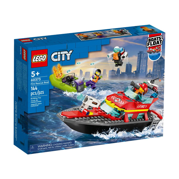 LEGO City 60373 Barco de Resgate dos Bombeiros