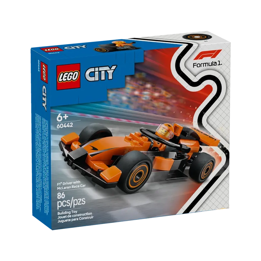 LEGO 60442 City Piloto de F1 McLaren