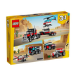 LEGO 31146 Creator Camião de Plataforma com Helicóptero
