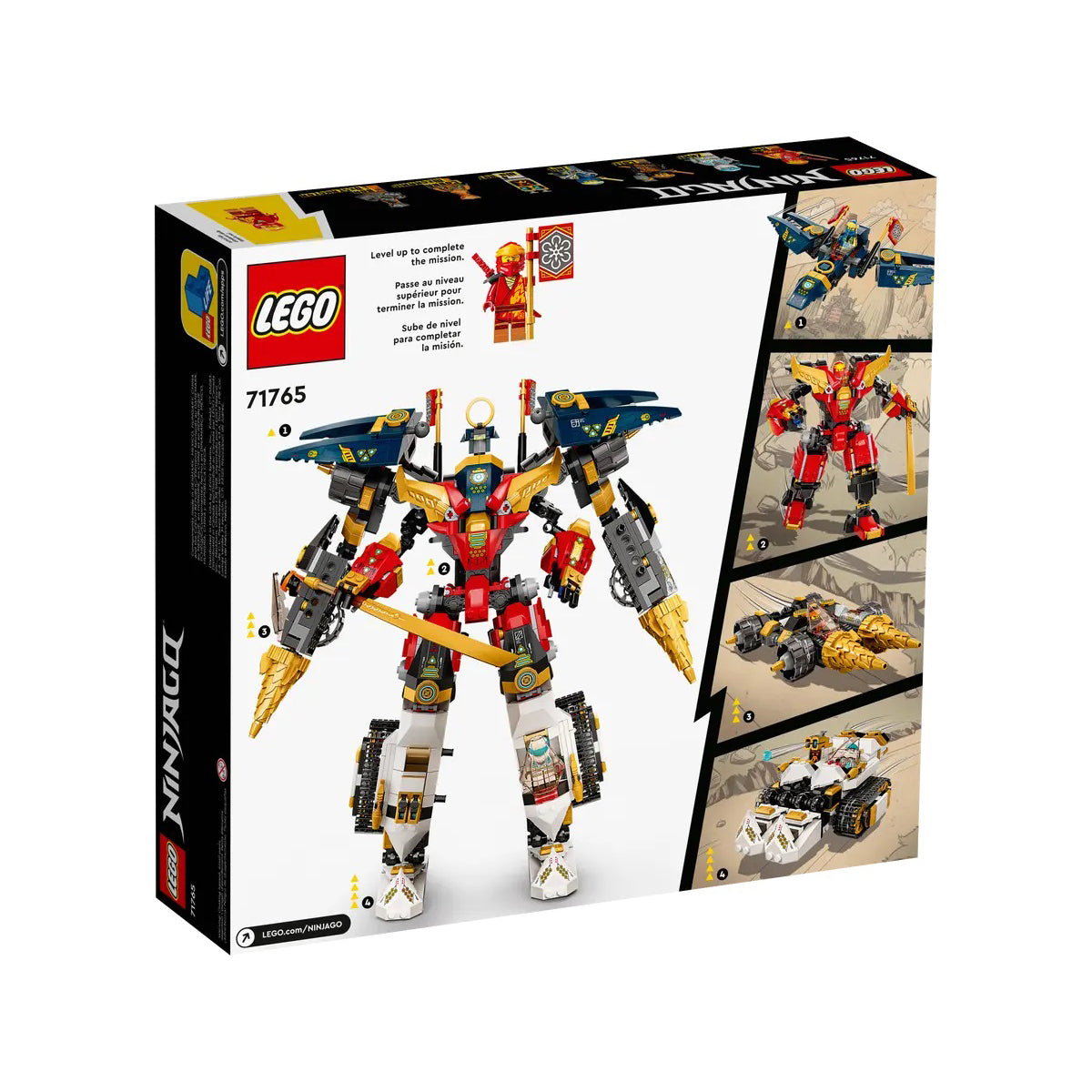 LEGO 71765 Ninjago Mech Ninja Ultra Combo