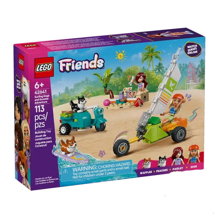 LEGO 42641 Friends Cães Surfistas e Aventura de Vespa