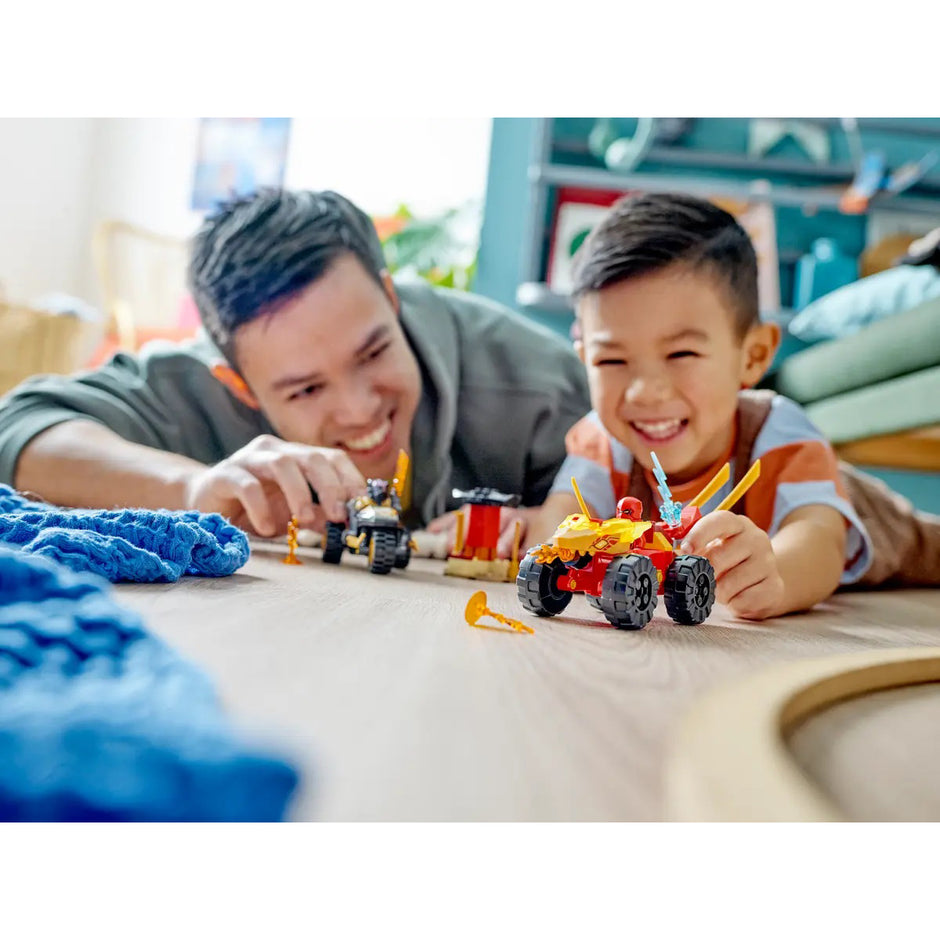 LEGO 71789 Batalha de Carro e de Mota de Kai e Ras