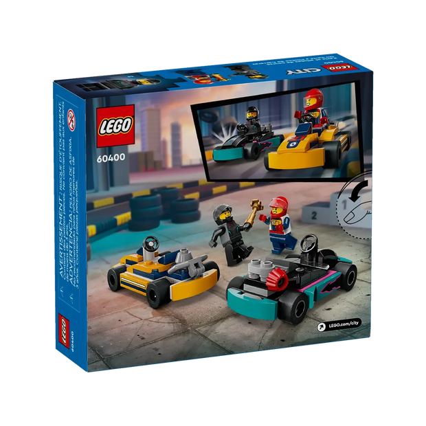 LEGO 60400 Carros de Karting e Pilotos