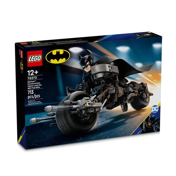 LEGO 76273 Figura de Construção do Batman e Mota Bat-Pod