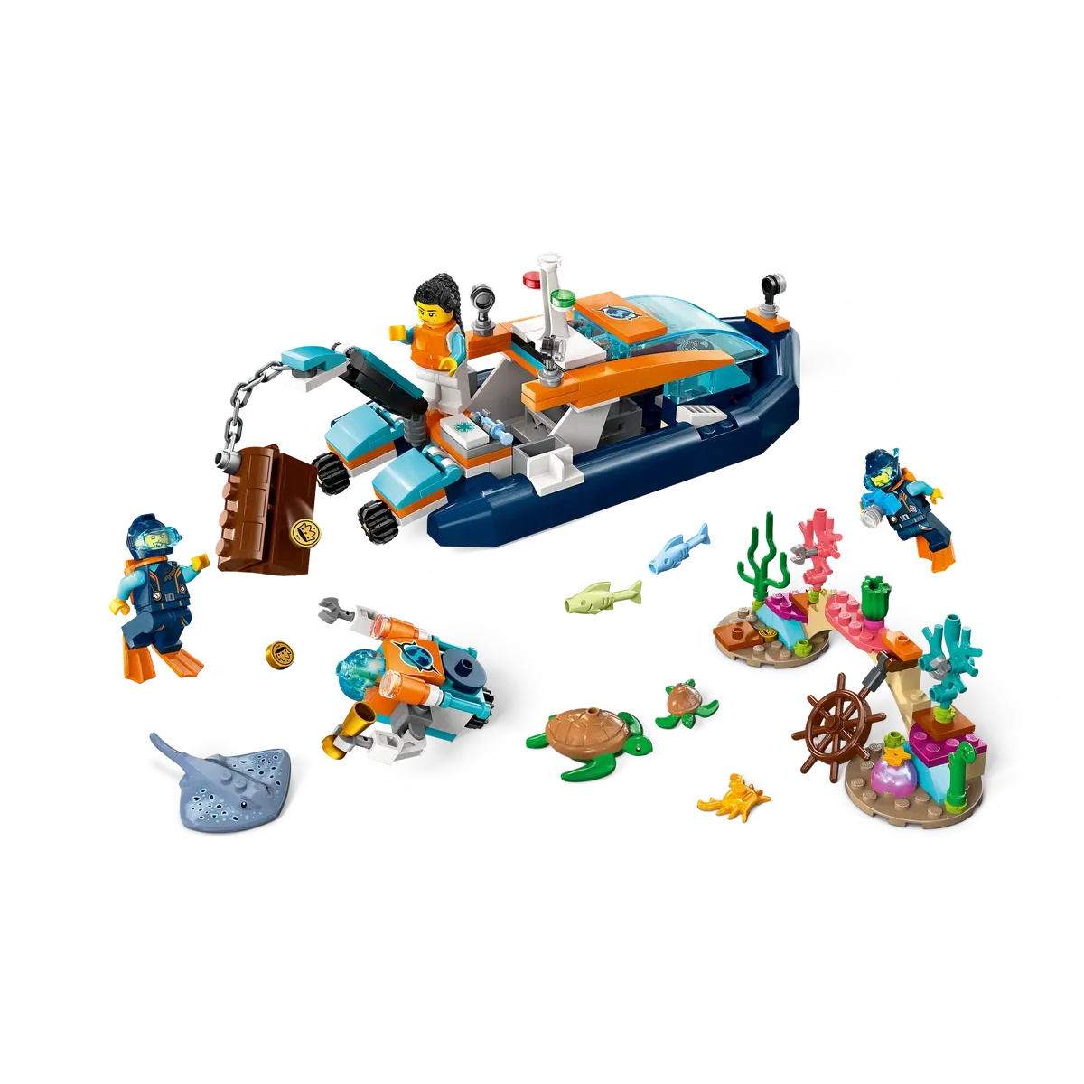 LEGO 60377 Barco de Mergulho Explorador