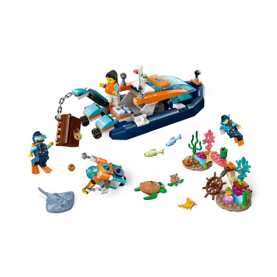 LEGO 60377 Barco de Mergulho Explorador