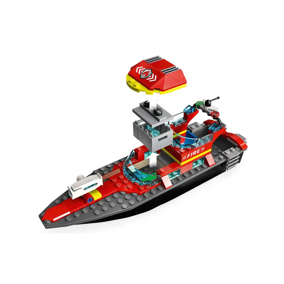LEGO City 60373 Barco de Resgate dos Bombeiros
