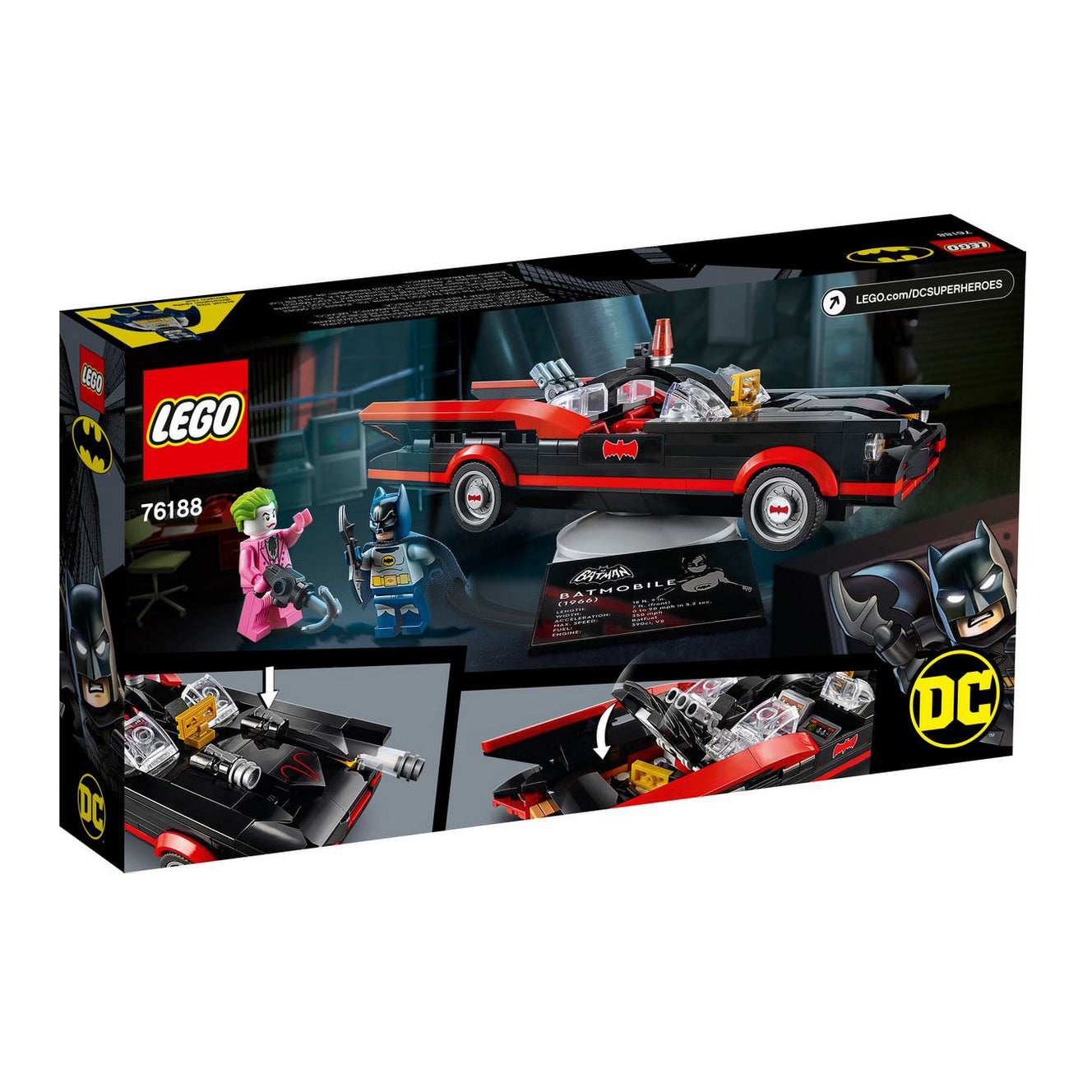 LEGO Batman 76188 Batmobile da Série de TV Clássica Batman