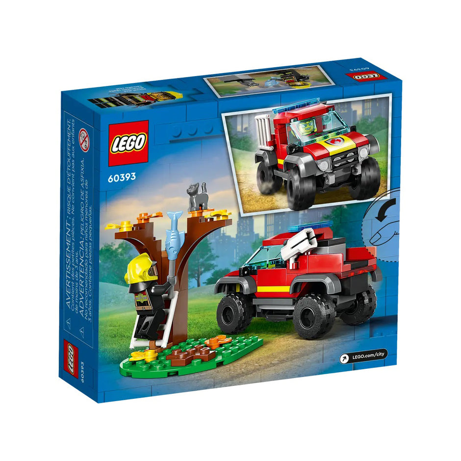 LEGO City 60393 Camião de resgate 4x4 dos Bombeiros