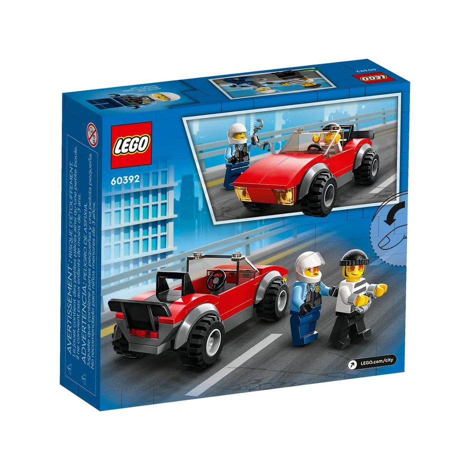 LEGO City 60392 Perseguição de Mota e Carro da Polícia