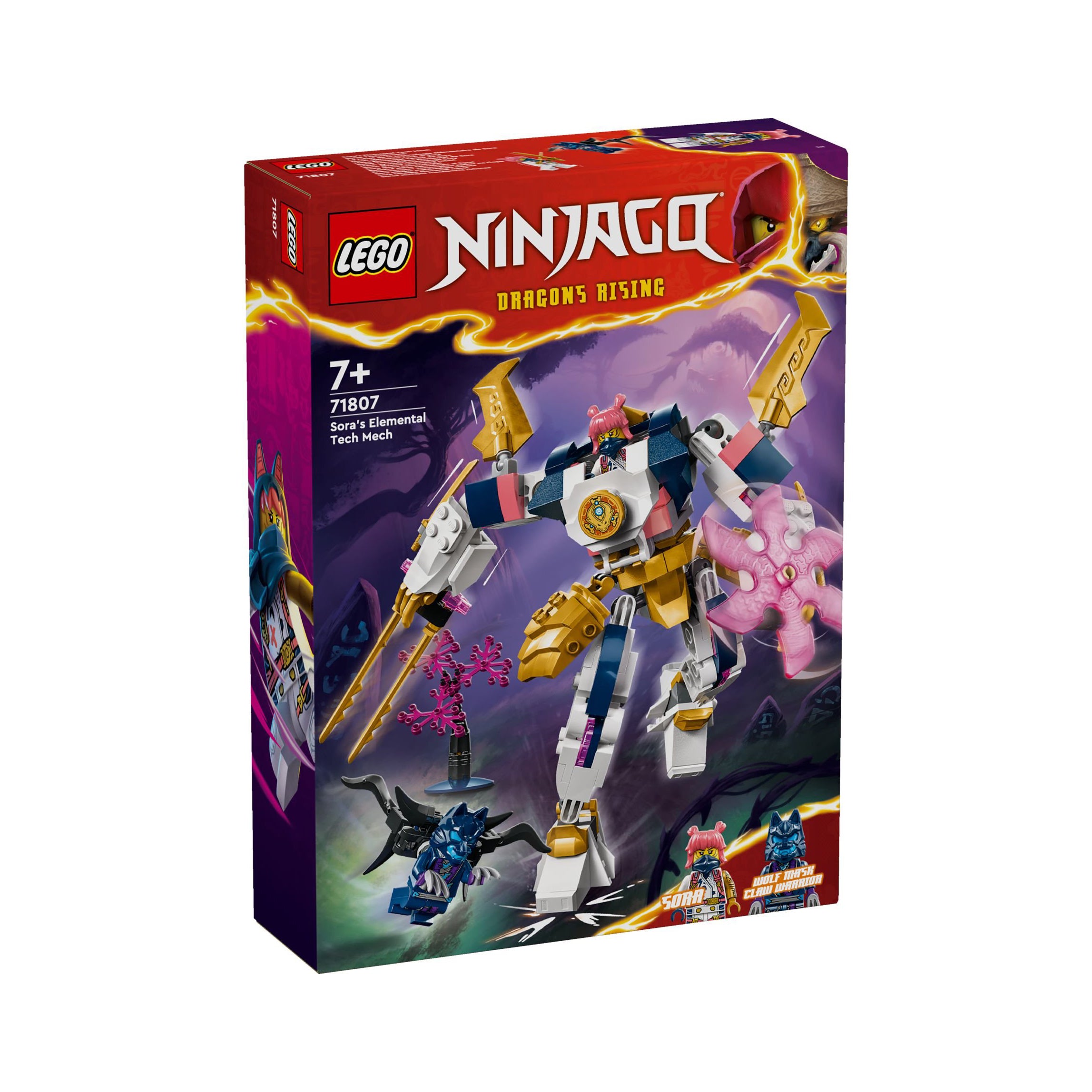 LEGO 71807 Ninjago Robô Tecnológico Elemental da Sora