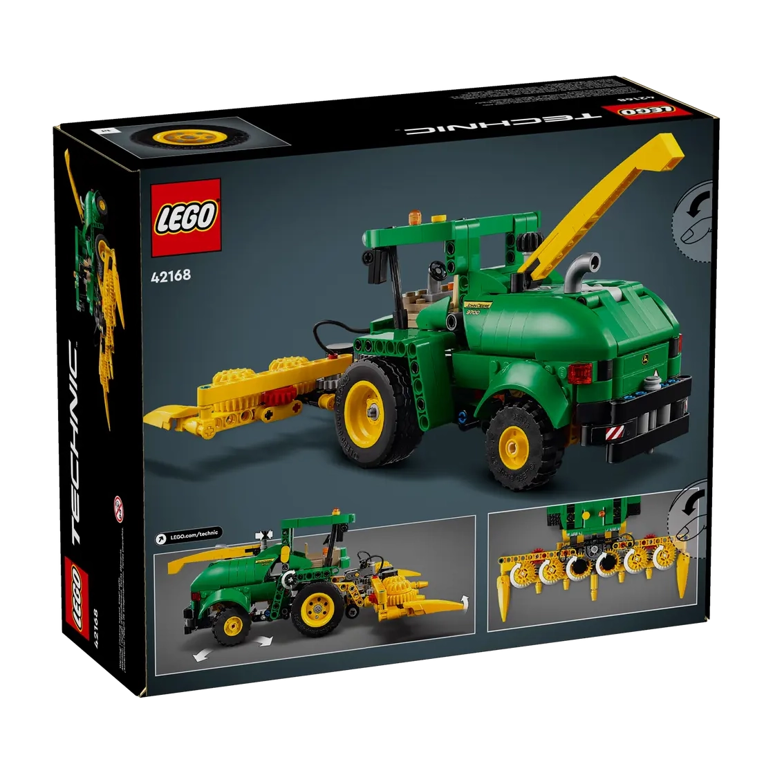 LEGO 42168 Technic Colhedora de Forragem John Deere 9700