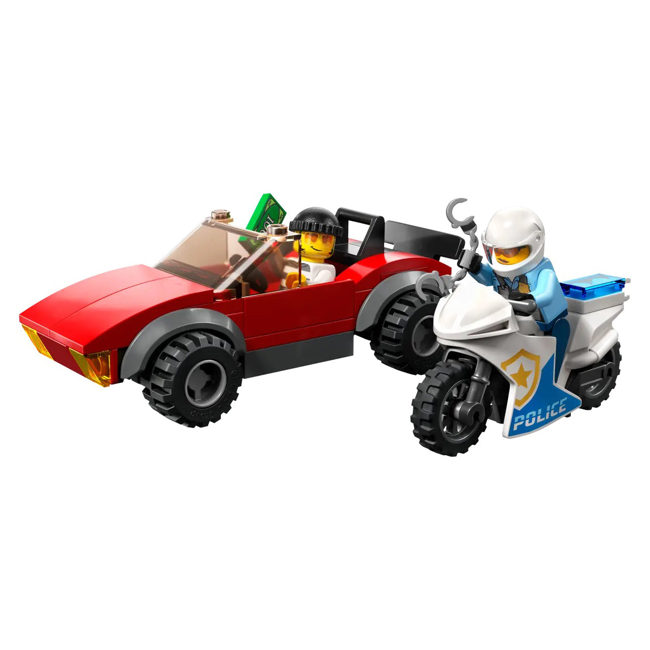 LEGO City 60392 Perseguição de Mota e Carro da Polícia