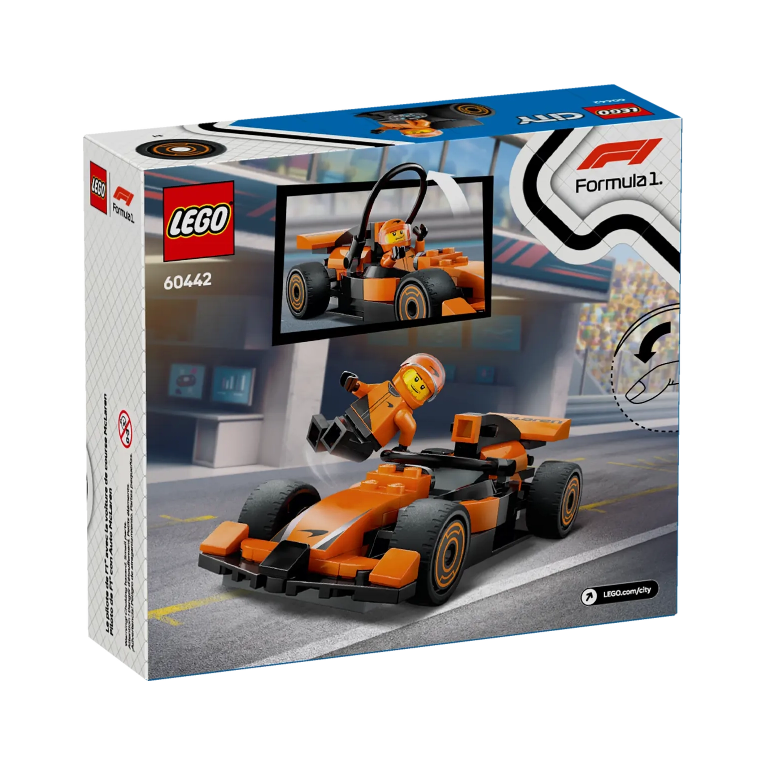 LEGO 60442 City Piloto de F1 McLaren