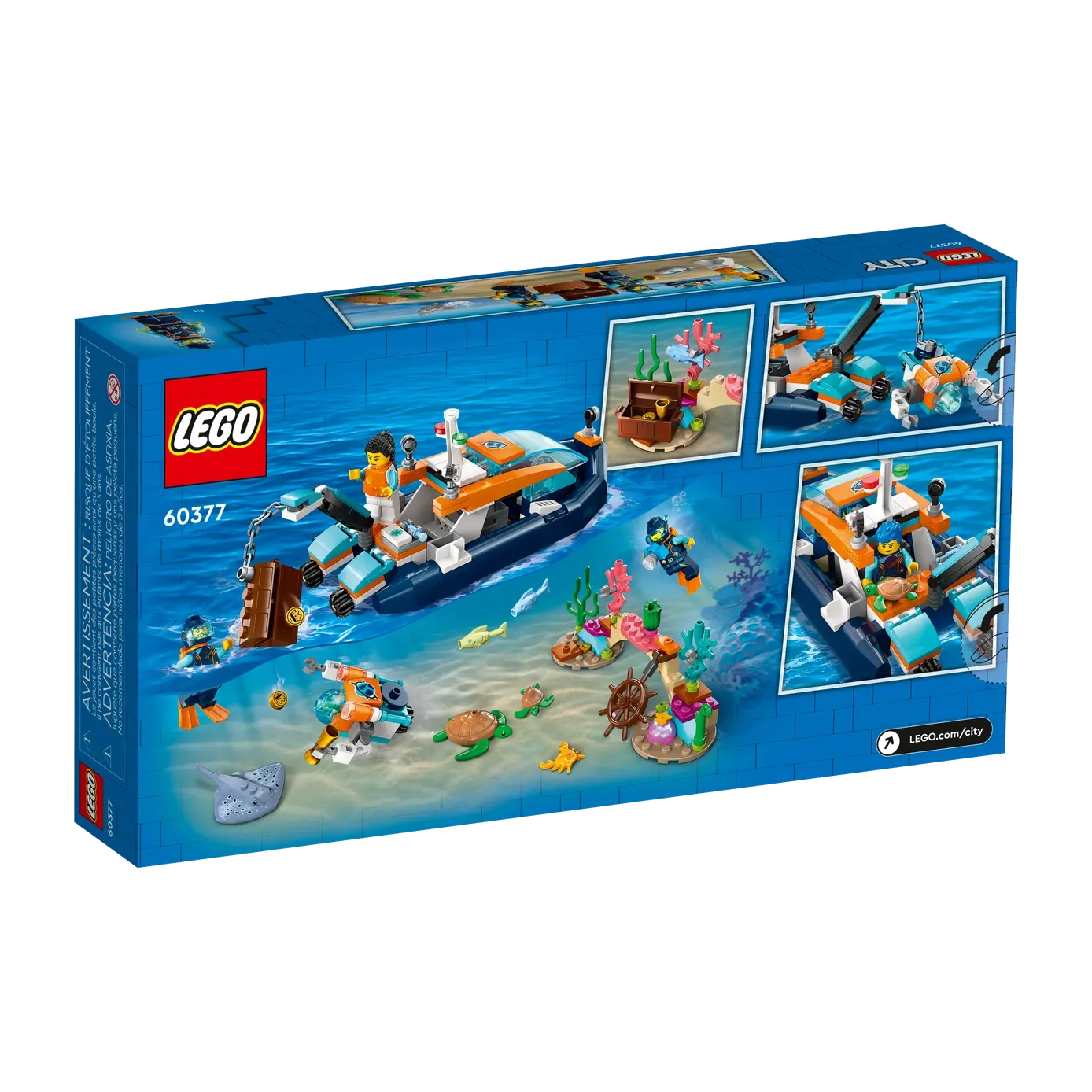 LEGO 60377 Barco de Mergulho Explorador