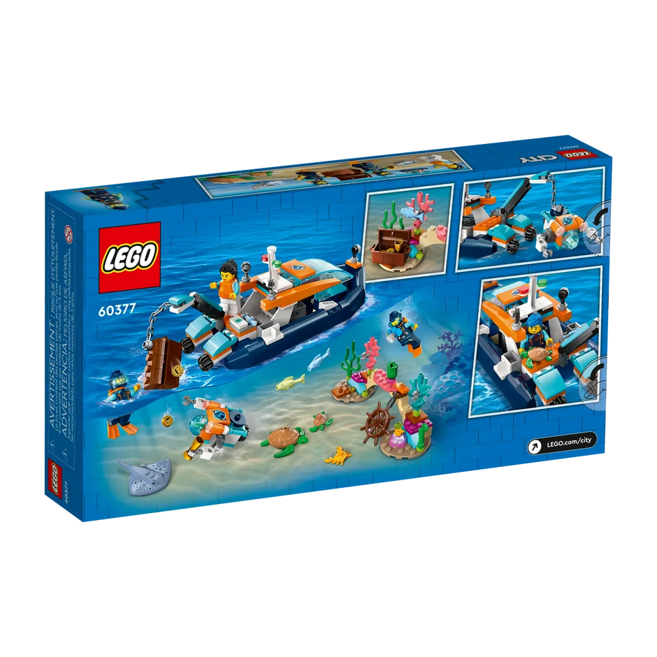 LEGO 60377 Barco de Mergulho Explorador