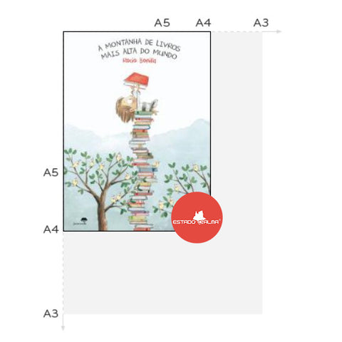 Livro A Montanha de Livros Mais Alta do Mundo - imagem 2