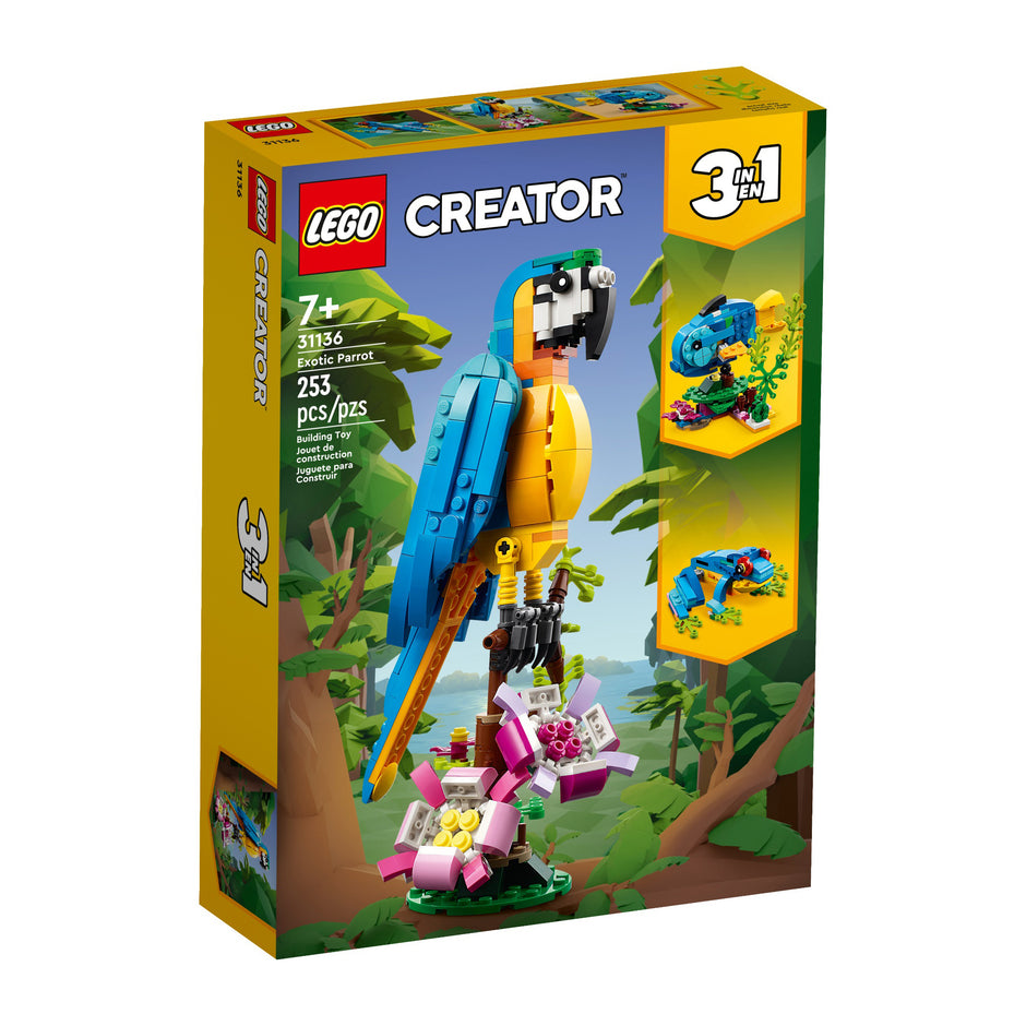 LEGO 31136 Creator Papagaio Exótico
