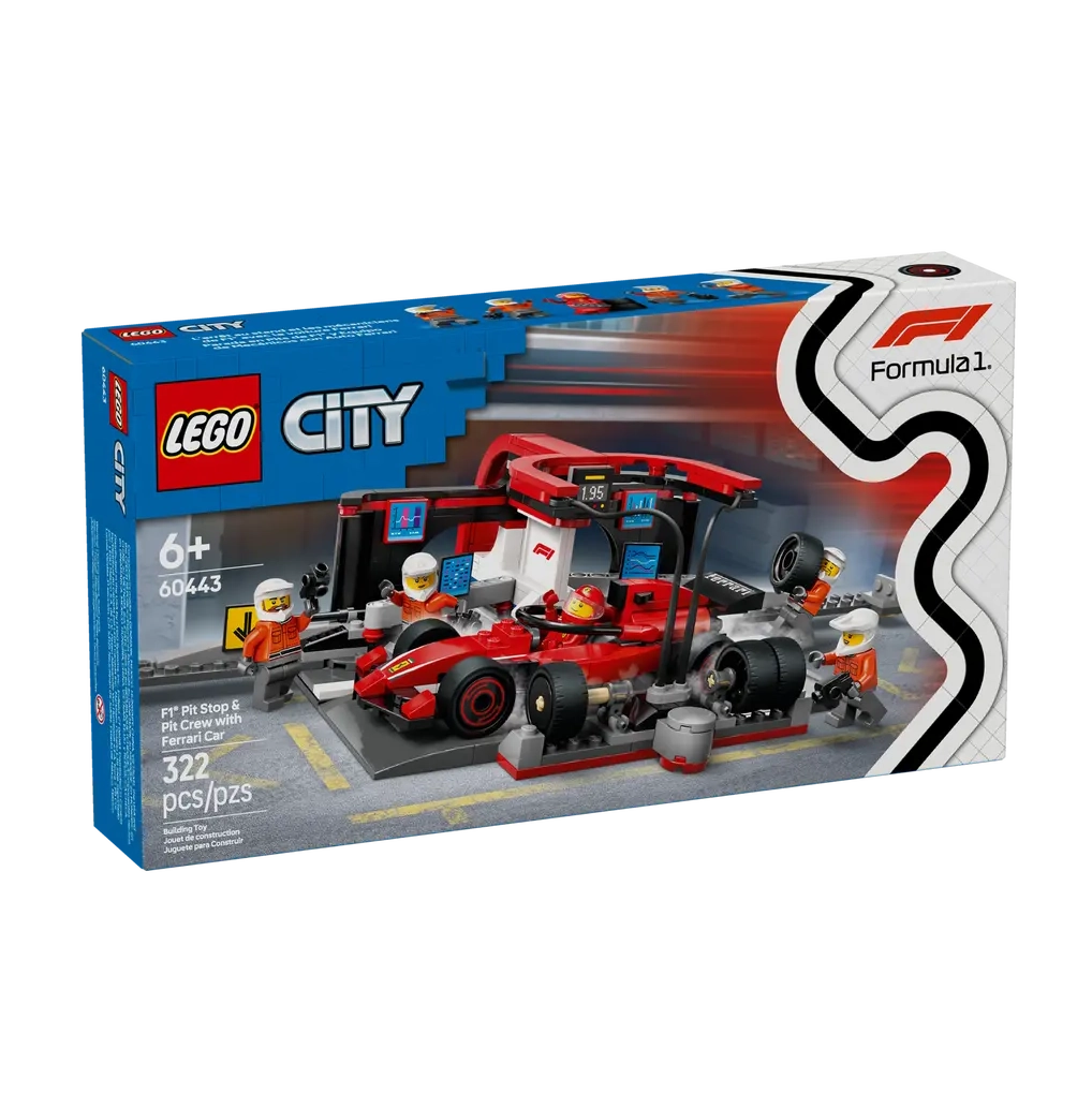 LEGO 60443 City Boxe de F1 Ferrari