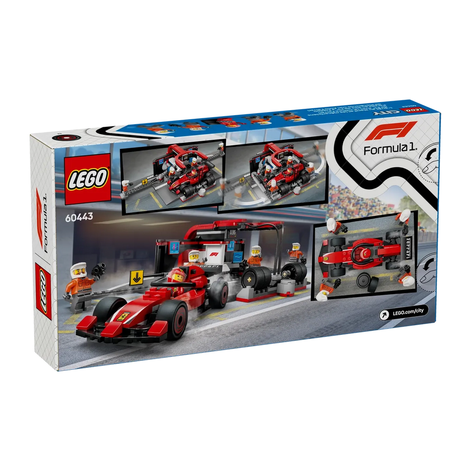 LEGO 60443 City Boxe de F1 Ferrari