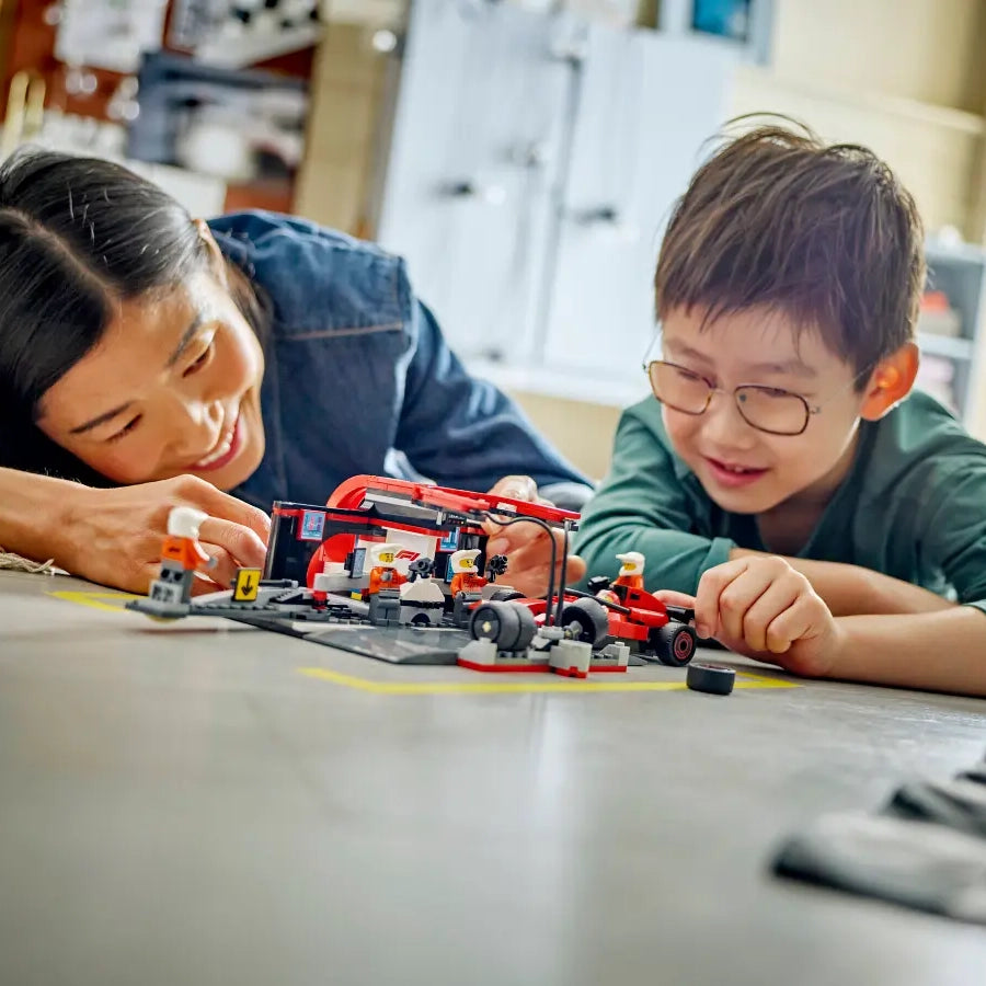 LEGO 60443 City Boxe de F1 Ferrari